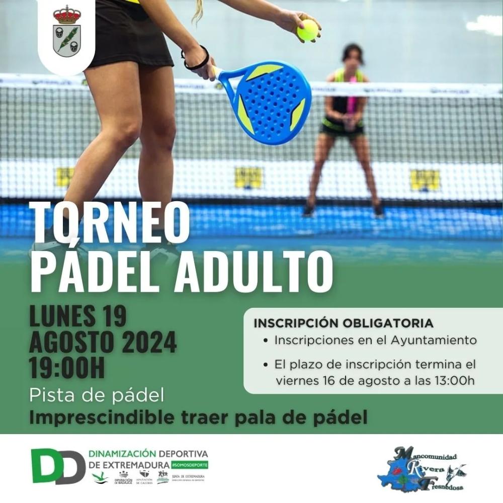 Imagen 19 de Agosto - Torneo pádel adulto