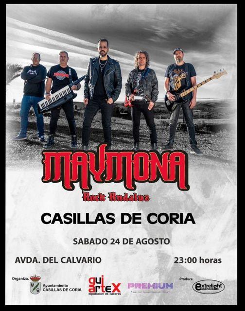 Imagen 24 de Agosto - Actuación de Maymona rock (Tributo a Triana, Medina Azahara, Alameda..)
