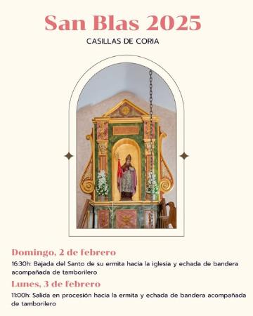 Imagen 2 y 3 de Febrero - San Blas en Casillas de Coria
