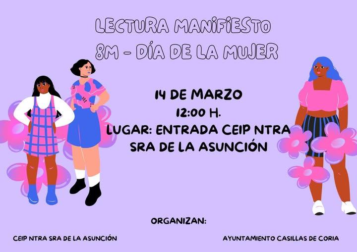 Imagen 14 de Marzo - Lectura de manifiesto por el Día de la Mujer