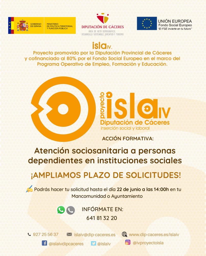 Imagen Ampliación plazo de solicitudes Proyecto ISLA IV