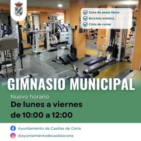 Imagen Horario del gimnasio municipal