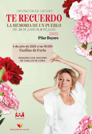 Imagen 4 de Julio - Actuación de Pilar Boyero en la Residencia de Mayores
