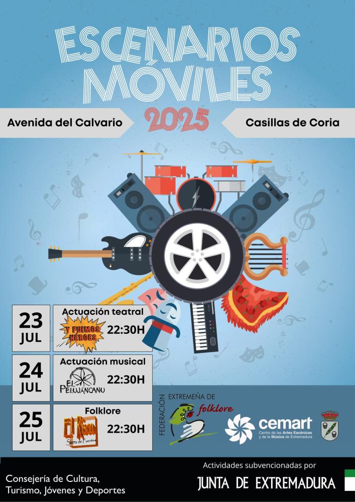 Imagen 23, 24 y 25 de Julio - Actuaciones escenarios móviles