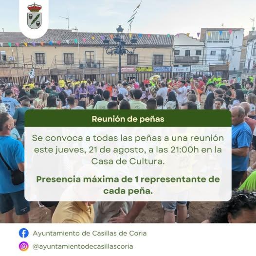 Imagen 21 de Agosto - Reunión de peñas en la Casa de Cultura