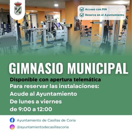 Imagen NUEVO SISTEMA DE ACCESO AL GIMNASIO MUNICIPAL