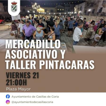 Imagen 21 de Agosto - Mercadillo asociativo y taller pintacaras