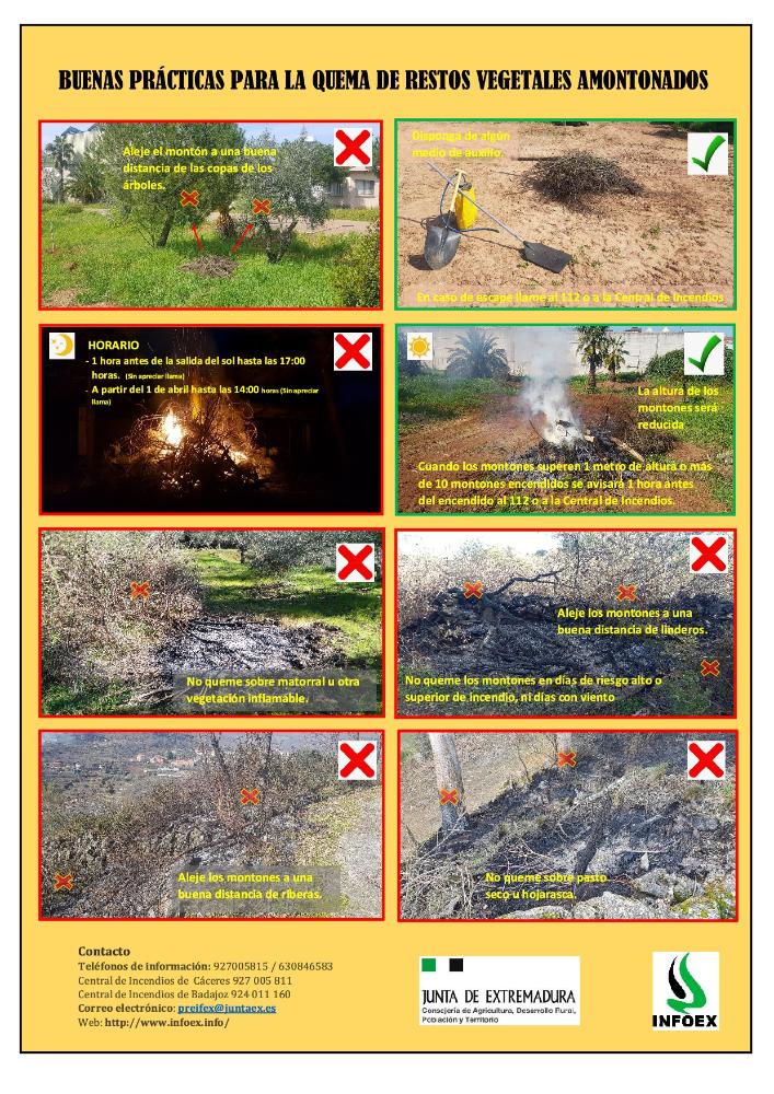 Imagen Época de Peligro Bajo de Incendios Forestales del Plan INFOEX